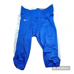 Nike Men's Open Field Football Pants Royal Blue/ White #615745/494 NWOT Large